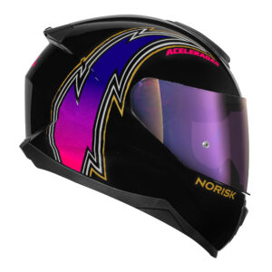 CAPACETE NORISK RAZOR ACELERADAS PRETO
