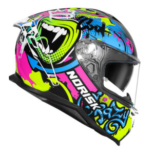CAPACETE NORISK STRADA II WOW PRETO