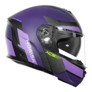 CAPACETE NORISK VORTEX TRAVELER PRETO FOSCO