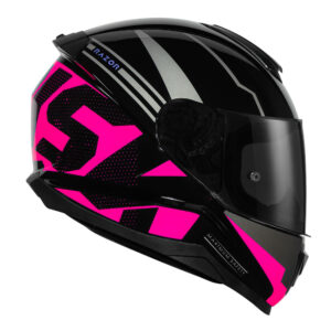 CAPACETE NORISK RAZOR FULL ROSA BRILHO